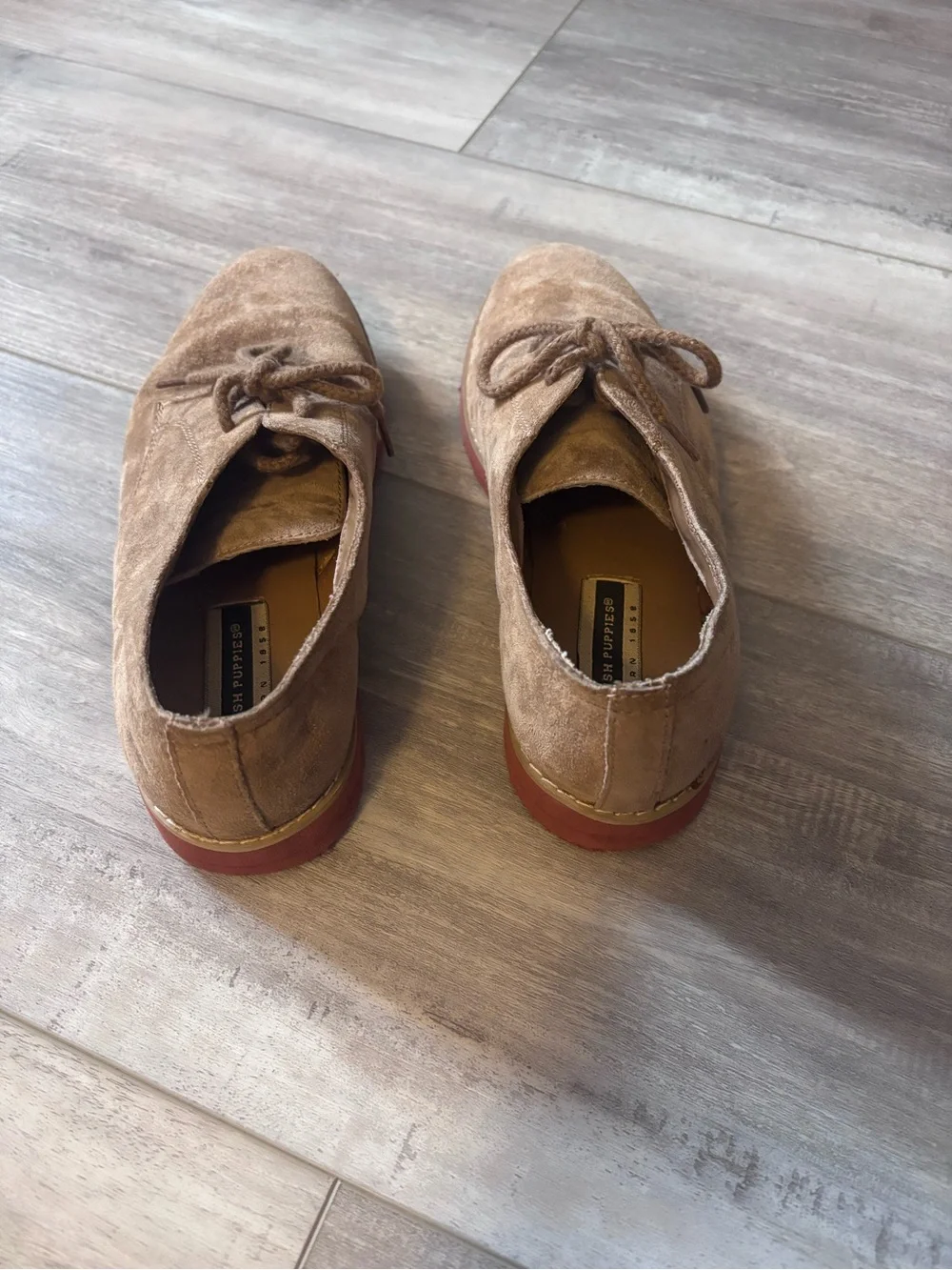 Hush Puppies Brown Suede Chukka Boots